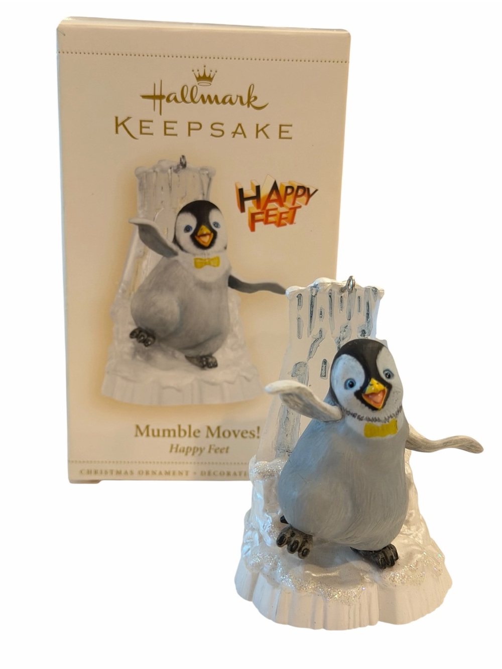 Happy Feet Mumble Moves Hallmark Keepsake Christmas 2006 Penguin Ornament